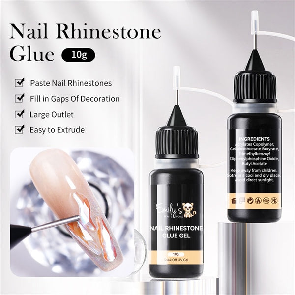 Nail Rhinestone Glue Gel 10g (Bottle)