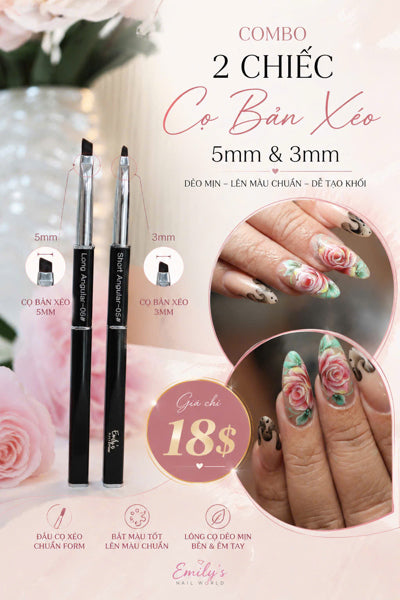 Combo 2 Angled Brushes