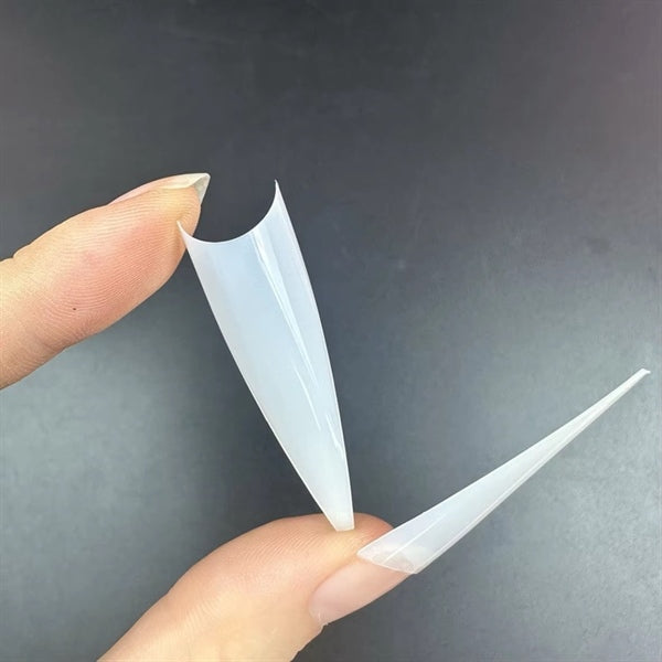 XXL Stiletto No C 10 Size 0-9 (500pcs Bag) - Natural Tips