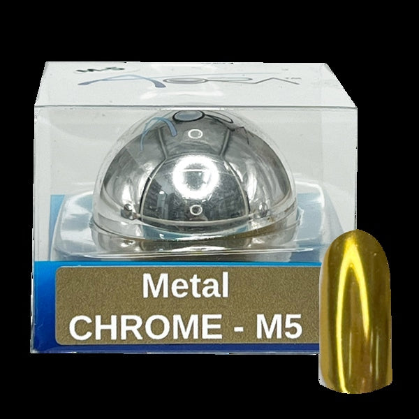 Aora Metal Chrome Powder - M5 (Liquid Gold Mirror