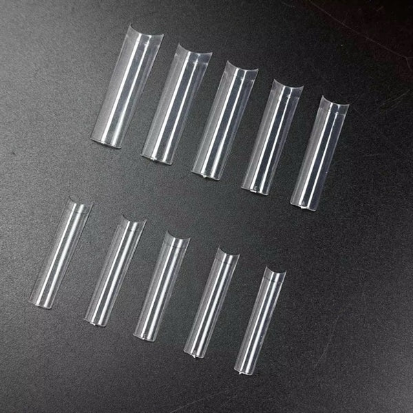 XXL Square No C 10 Size 0-9 (500pcs Bag) - Clear Tips