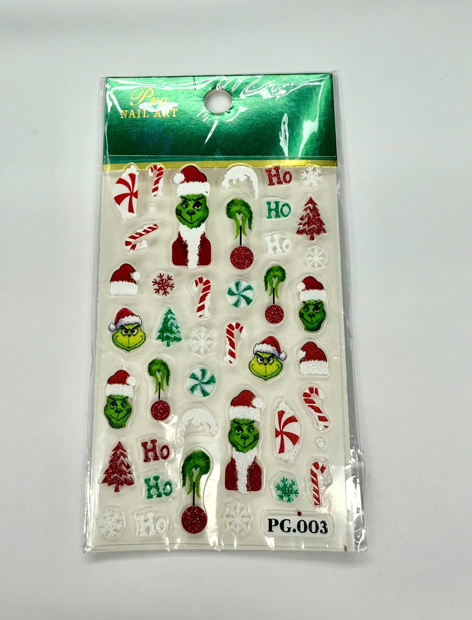 5D Christmas Nail Sticker - PG.003