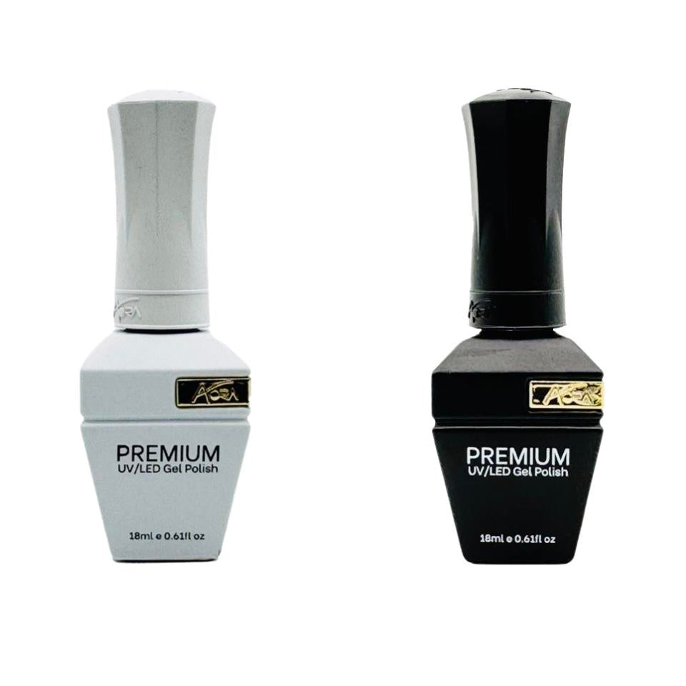 AORA Premium Super White & Black Gel Polish – 18ml