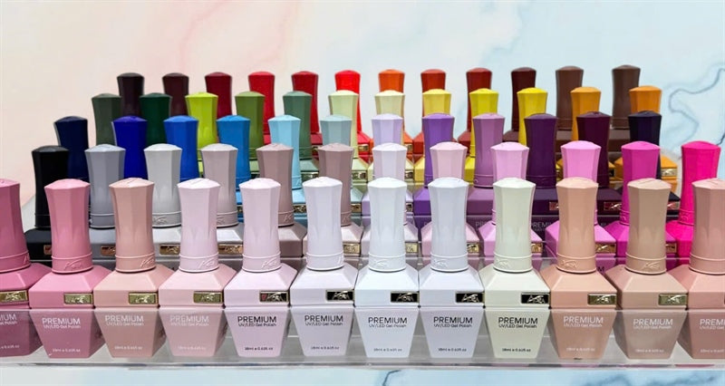 Aora Premium Gel Polish Collection - 60 Colors (18ml Each)