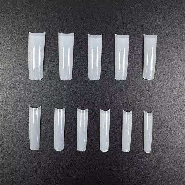 (1 Bag - Natural) XXL New Straight Tapered Square 11 Size 0-10 495pcs Tips