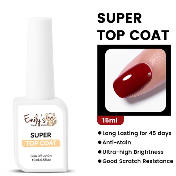 Super Top Coat 15ml (Shiny) Category: GELS