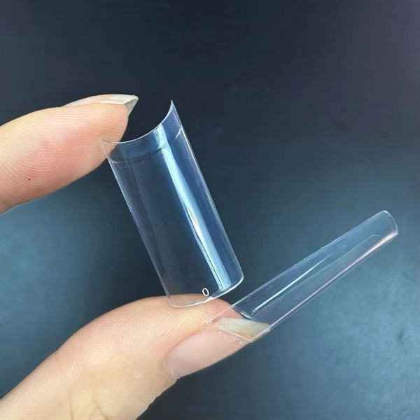 XL Square No C 10 Size 0-9 (500pcs Bag) - Clear Tips