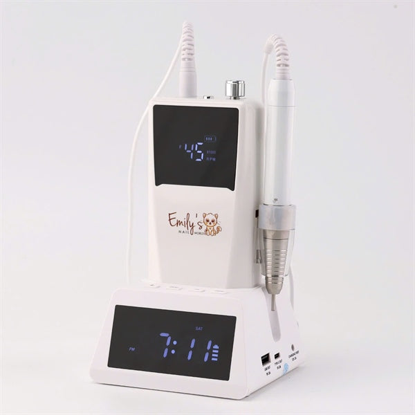 Hydrid Brushless Nail Drill 45K - White