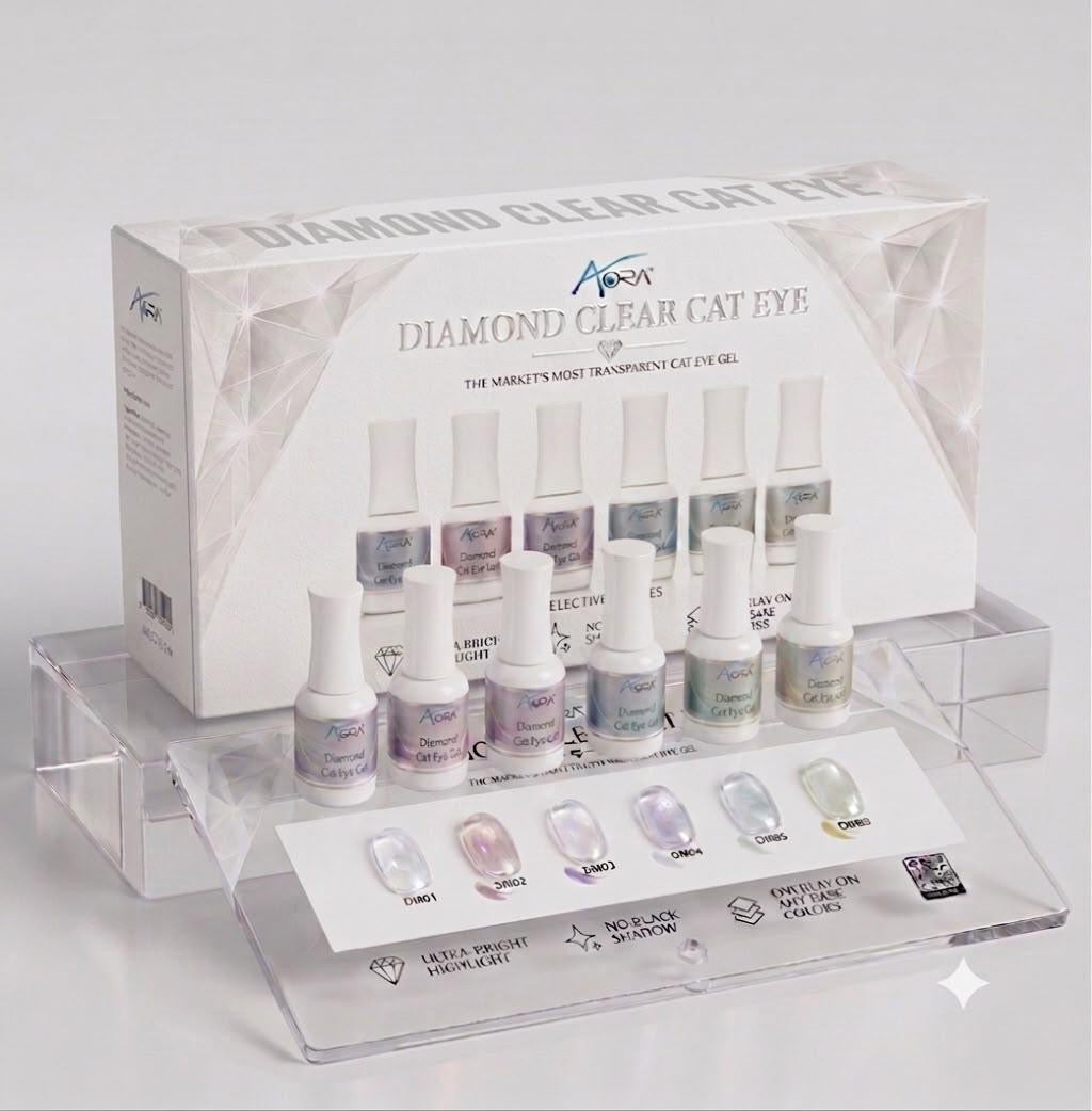 DIAMOND CLEAR CAT EYE - 6 PRECISION COLORS