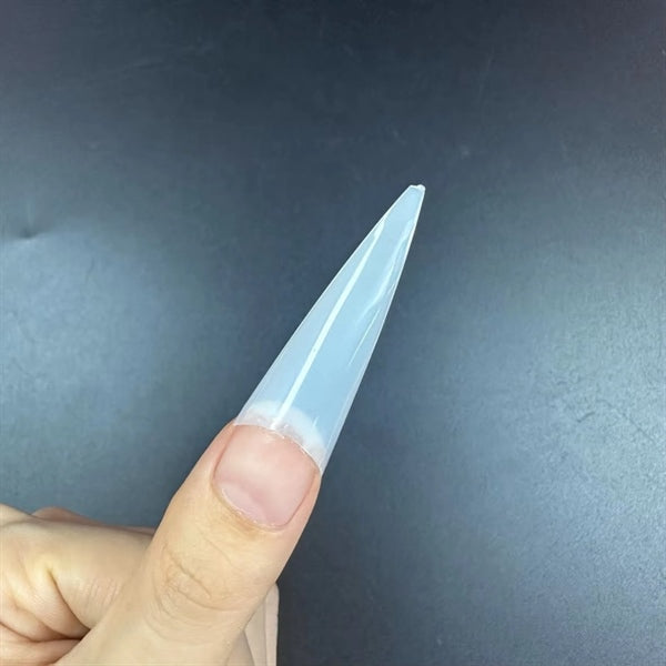 XXL Stiletto No C 10 Size 0-9 (500pcs Bag) - Natural Tips