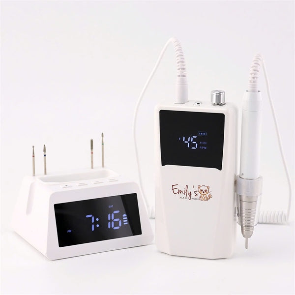 Hydrid Brushless Nail Drill 45K - White