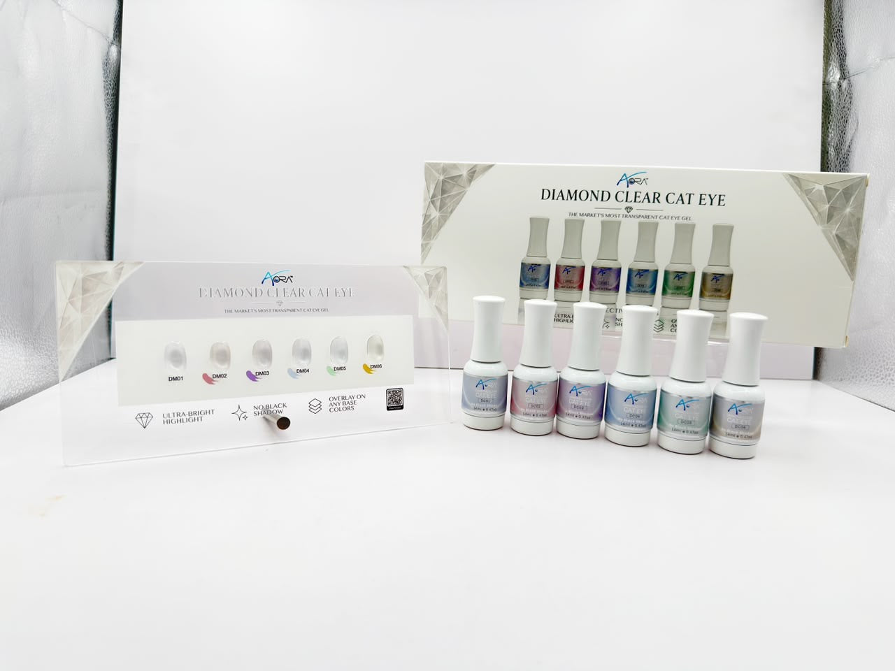 DIAMOND CLEAR CAT EYE - 6 PRECISION COLORS