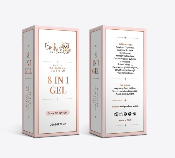 8IN1 Glue Gel (Pink Bottle) - 20ml