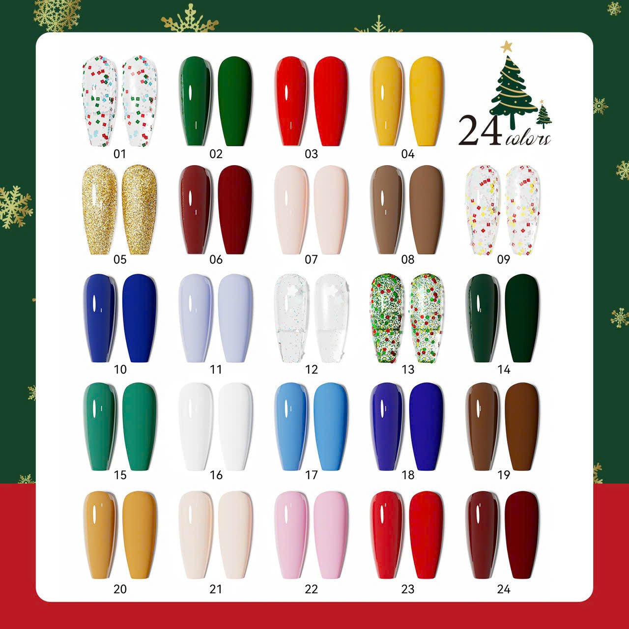 Merry Christmas Collection - 24 Colors