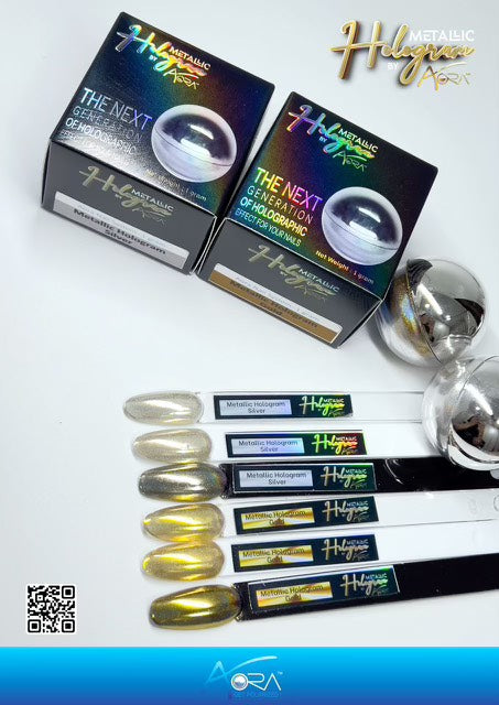 Metallic Hologram Gold (1g)