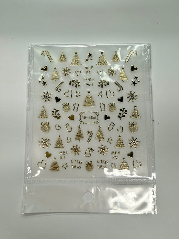 5D Christmas Nail Sticker - TH-1456