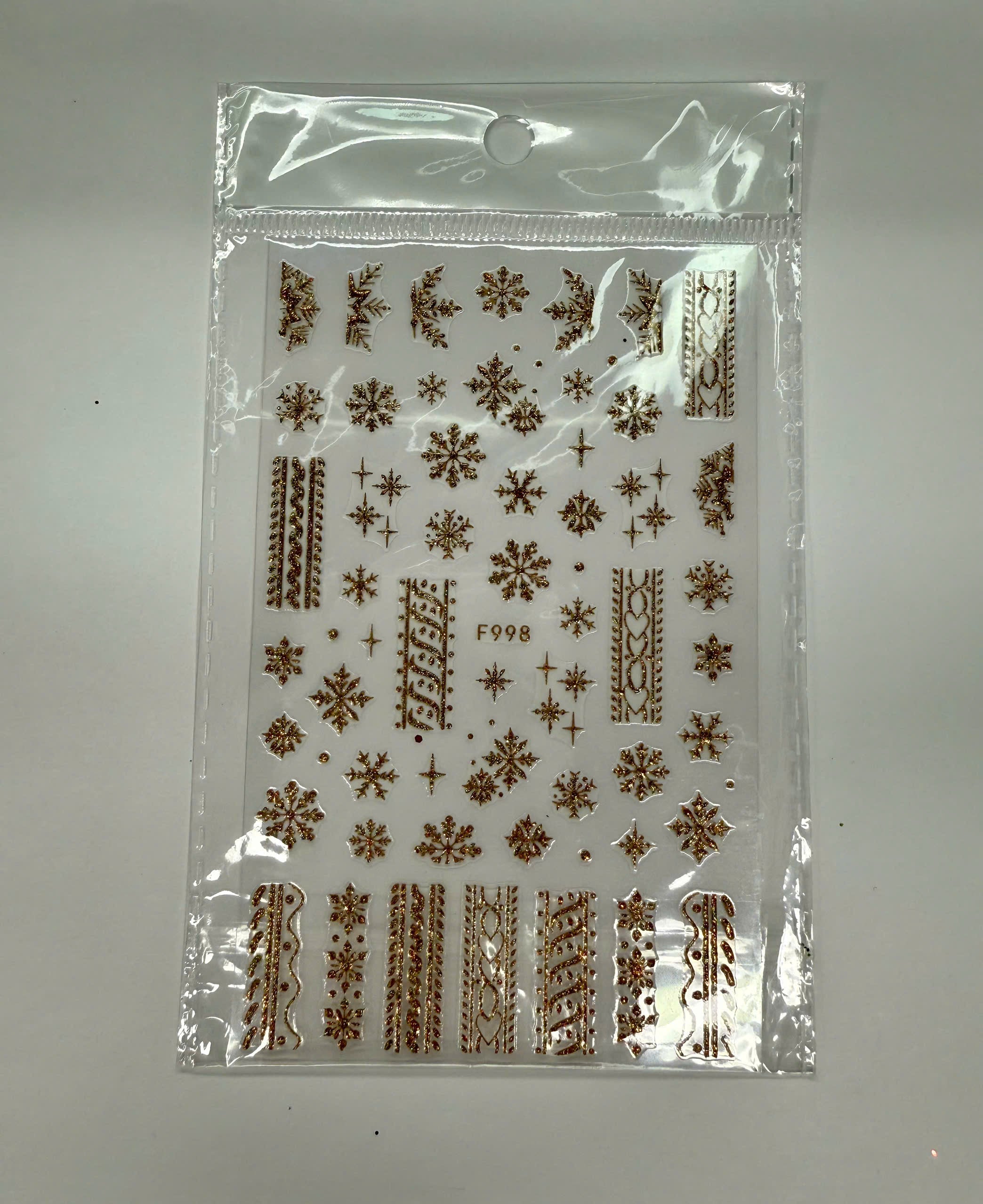 5D Christmas Nail Sticker - F998 (G)