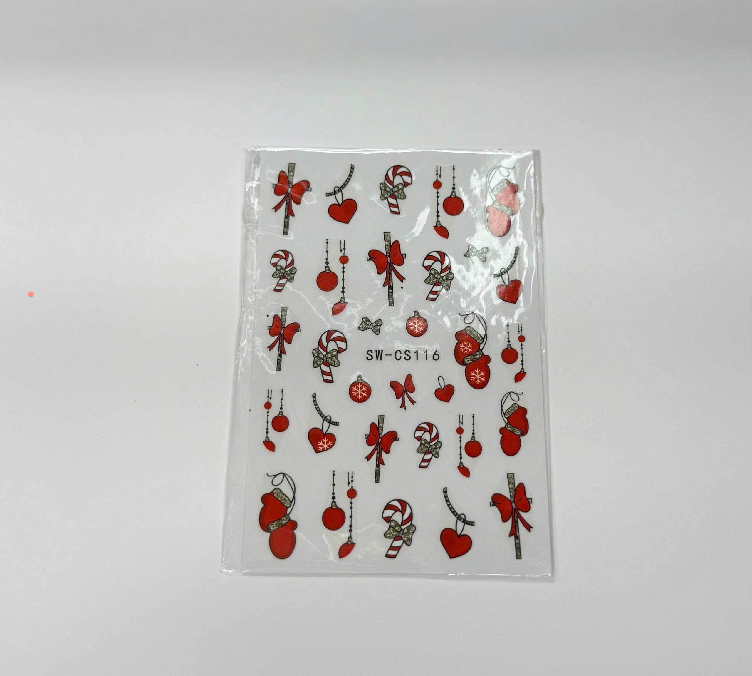 5D Christmas Nail Sticker - SW-CS116