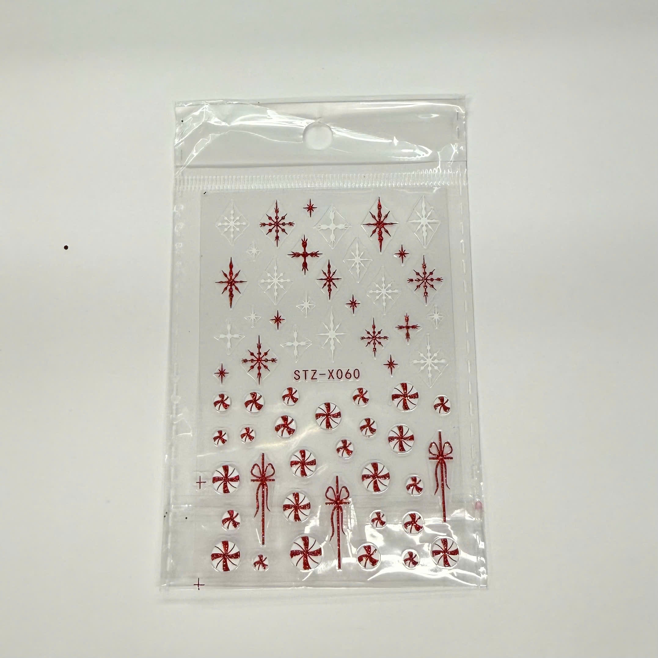 5D Christmas Nail Sticker - STZ-X060