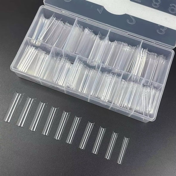 XXL Square No C (500pcs Box) - Clear Tips