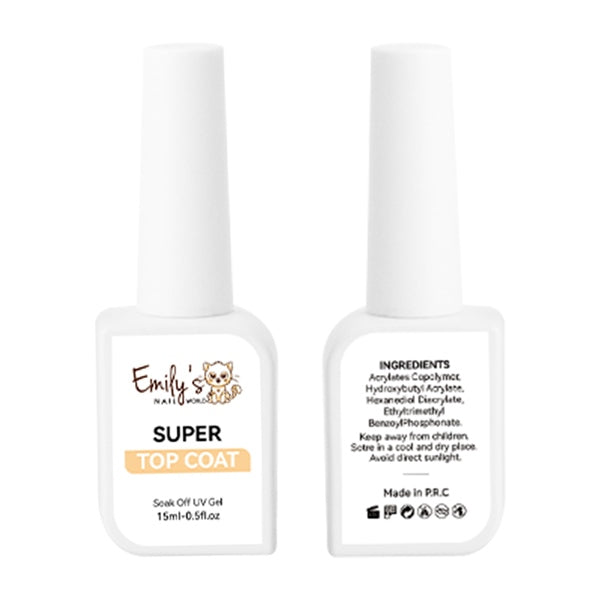 Super Top Coat 15ml (Shiny) Category: GELS