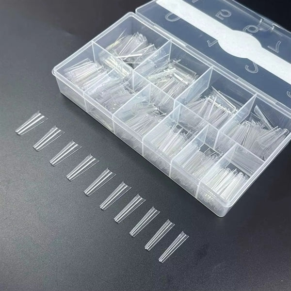 XL Coffin No C (500pcs Box) - Clear Tips