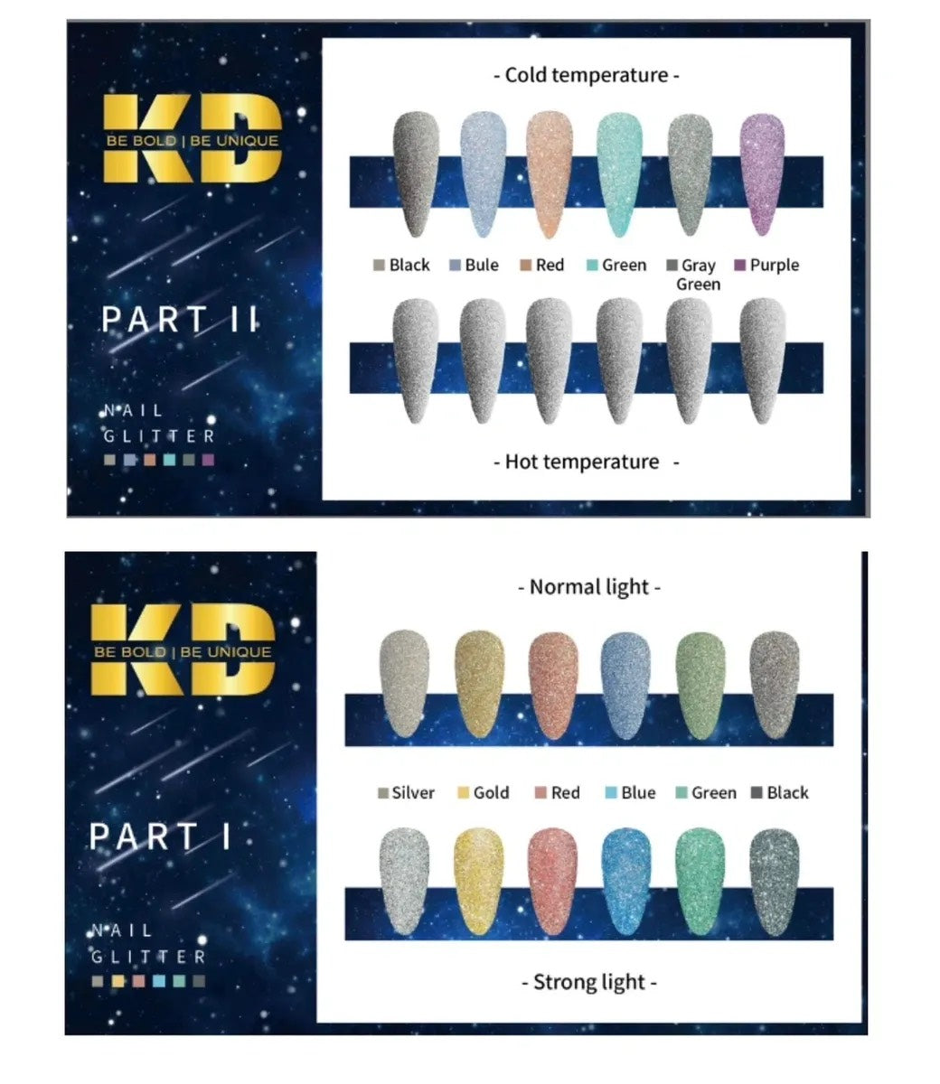 Reflective Glitter (Set 12 colors)