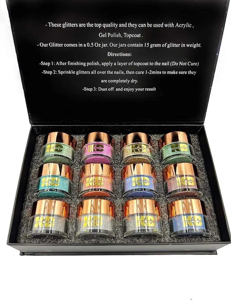 Reflective Glitter (Set 12 colors)