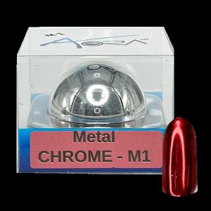 Aora Metal Chrome Powder - M1 (Ruby Red Mirror)