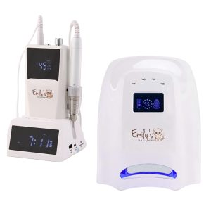 ENW Nail Drill & Gel Lamp Combo - White Edition
