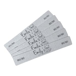 ENW Nail File 80/80 (25pcs/1 Pack) - White
