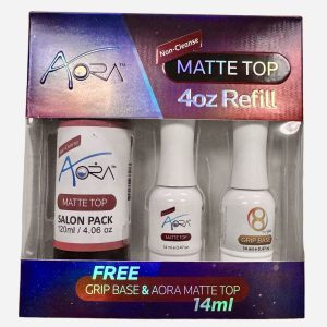 Aora Matte Top Coat – Refill 4oz