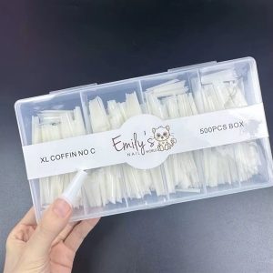 XL Coffin No C (500pcs Box) - Natural Tips