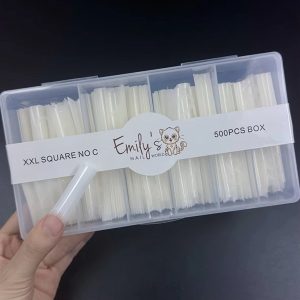 XXL Square No C (500pcs Box) - Natural Tips