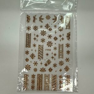 5D Christmas Nail Sticker - F998 (G)