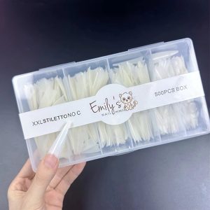 XXL Stiletto No C (500pcs Box) - Natural Tips