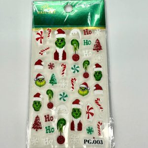 5D Christmas Nail Sticker - PG.003