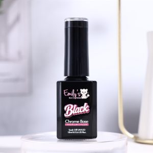 Black Chrome Base Gel - 1 Step Black